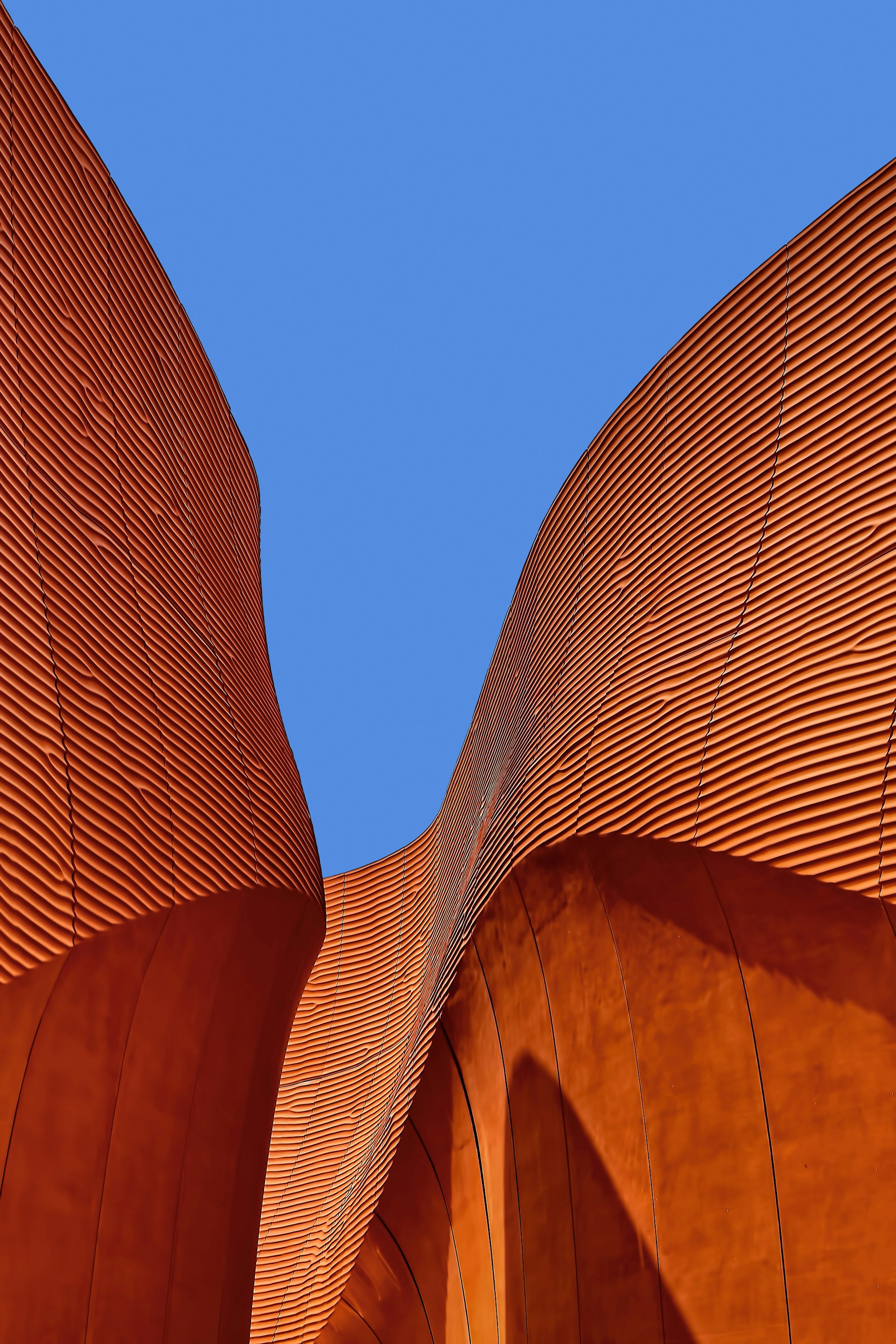 Façade en acier corten